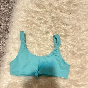 Light blue bikini top